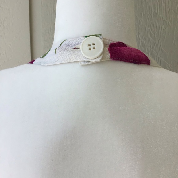 Vintage 90’s Floral Matching Halter Top and Skirt - Picture 6 of 8